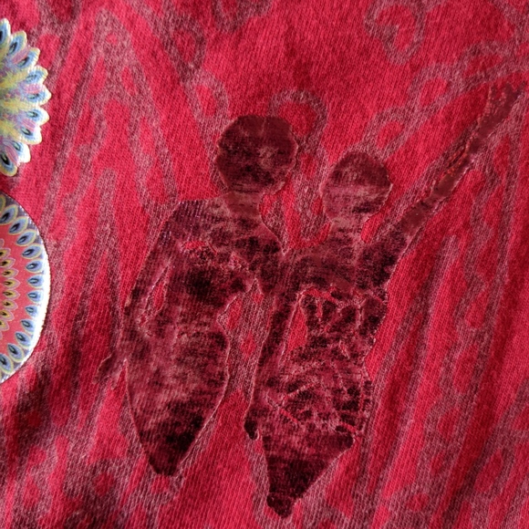 pink Desigual A-line T-shirt dress S - Picture 5 of 8